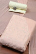 Peach Modal Satin Machine Embroidered Unstitched Suit Set image number 0