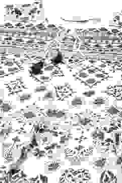 Black And White Viscose Flared Kurta Set image number 1