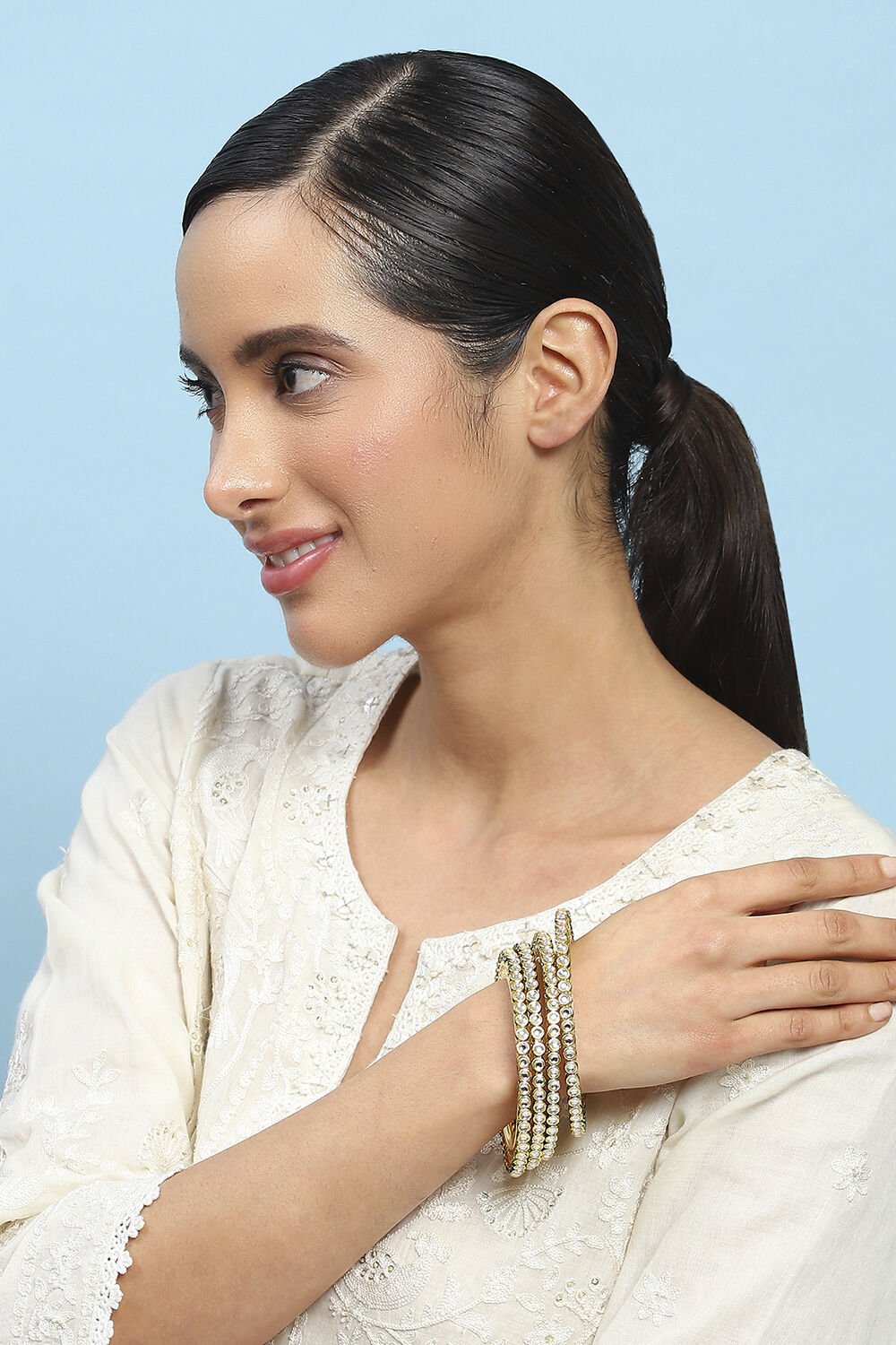 Green Alloy Bangle image number 3