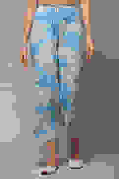 Teal LIVA Straight Palazzo image number 1