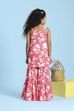 Coral Cotton Printed Straight Garara Suit Set image number 4