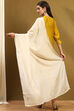 Off White Polyester Dupatta image number 3