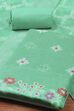 Pastel Cotton Printed Embroidered Unstitched Suit Set image number 1