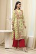 Green Printed Straight Kurta image number 4