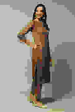 Deep Mustard Straight 2 Piece Set image number 2