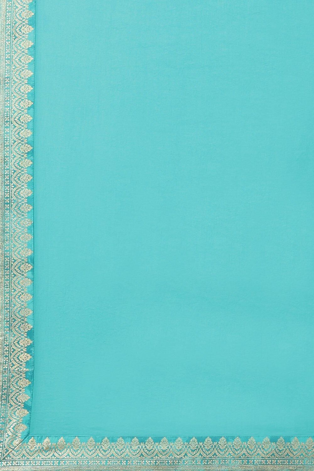 Mehndi Cotton Straight Kurta Palazzo Suit Set image number 4