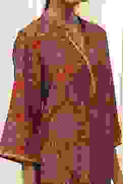 Rust Red Printed Co-ord Set image number 1