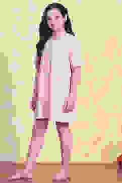 Pink Cotton Yarndyed Sleepwear image number 2