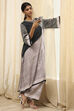 Grey Printed Straight Kurta Set image number 0