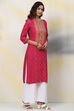 Mustard Straight Rayon Kurta image number 3