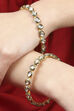 Gold Kundan Kade Festive Bangle image number 3