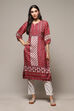 Ivory Viscose A Line Kurta image number 0