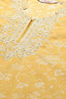 Yellow Cotton Straight Kurta image number 1