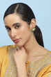 Mint Green Stone Embellished Earrings image number 3