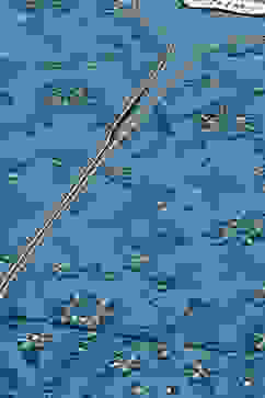 Teal Cotton Anarkali Kurta Skirt Suit Set image number 1