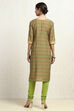 Grey Cotton Handloom Unstitched Suit Set image number 5