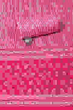 Pink Cotton Hand Embroidered Unstitched Suit Set image number 2