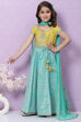 Yellow Art Silk Lehenga Set image number 7