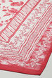 White Red Cotton Straight Suit Set image number 3