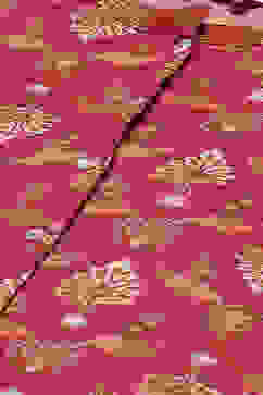 Pink Rayon Straight Printed Kurta image number 1