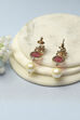 Pink Stone Statement Earrings image number 2
