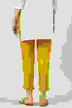 Ochre Rayon Narrow Pants image number 4