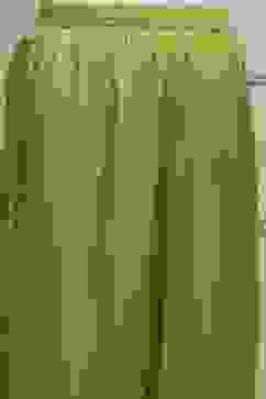 Lime Green Cotton A-Line Yarndyed Suit Set image number 2