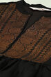 Maroon Yarn-Dyed Flared Kurta image number 1