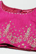 Green Art Silk Flared Lehenga image number 1