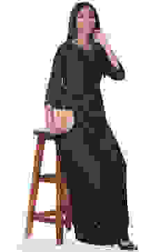 Black Rayon Fusion Dress image number 5