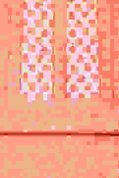 Coral Cotton Printed Unstitched Suit Set image number 3