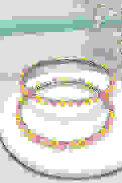 Yellow & Pink Kids Bangles image number 0