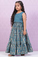 Blue Art Silk Lehenga Set image number 0