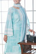 Blue Cotton Blend Digital Print Unstitched Suit Set  image number 1
