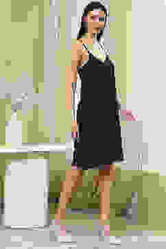 Brown Printed Gathered Tulip Dress image number 5