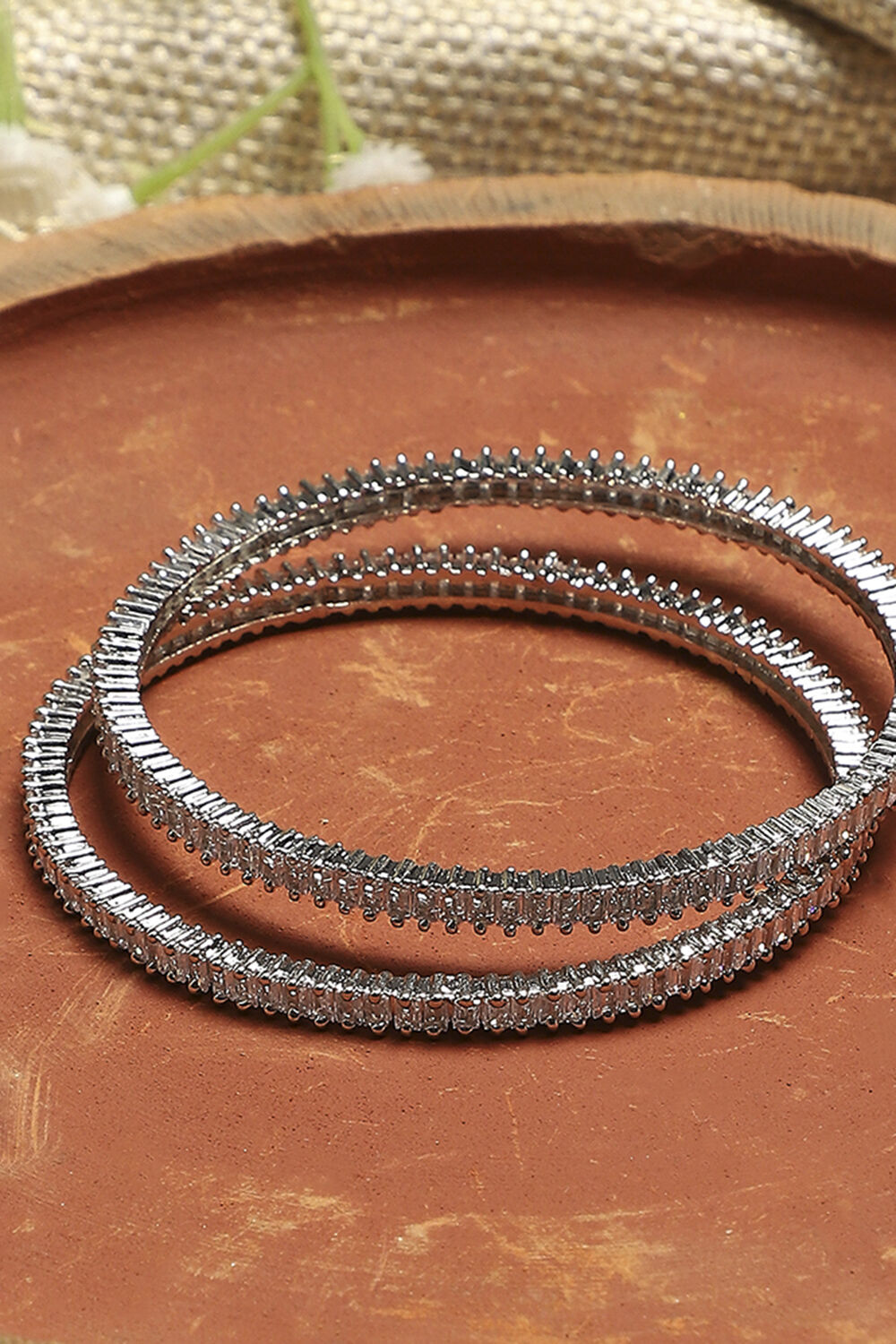White Alloy Bangle image number 0