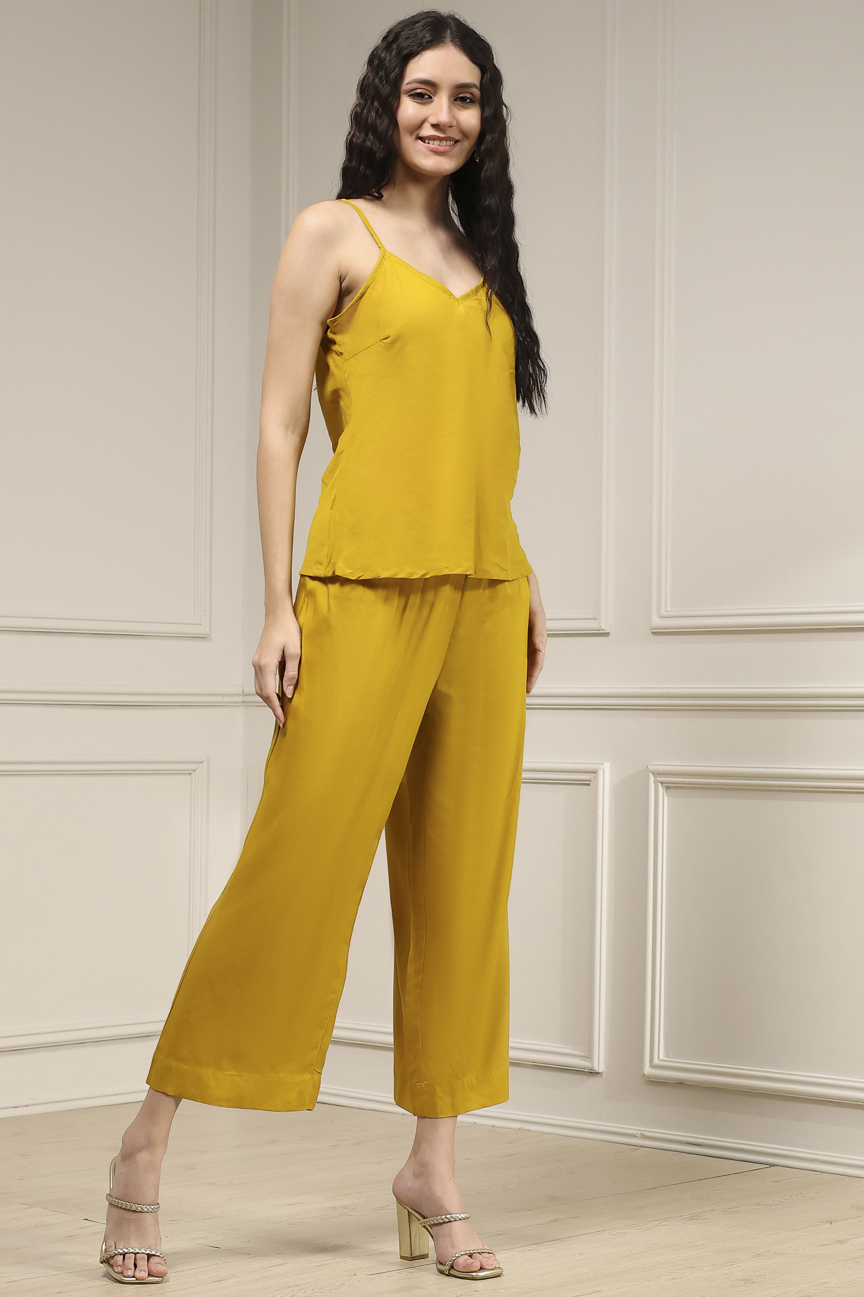 Purple Art Silk Straight Kurta Pants Set image number 7