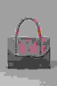 Green PU Satchel image number 1