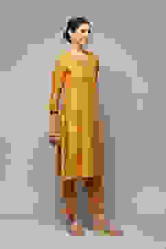 Ochre Rayon Flared 2 Piece Set image number 5