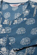 Blue Cotton Kalidar Kurta Palazzo Suit Set image number 1