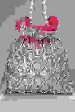 Fuchsia Fabric Potli Bag image number 6