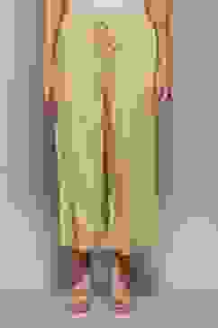 Beige Rayon Regular Solid Palazzo image number 5