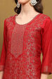 Mustard Yellow Silk Blend Woven Unstitched Suit Set image number 7
