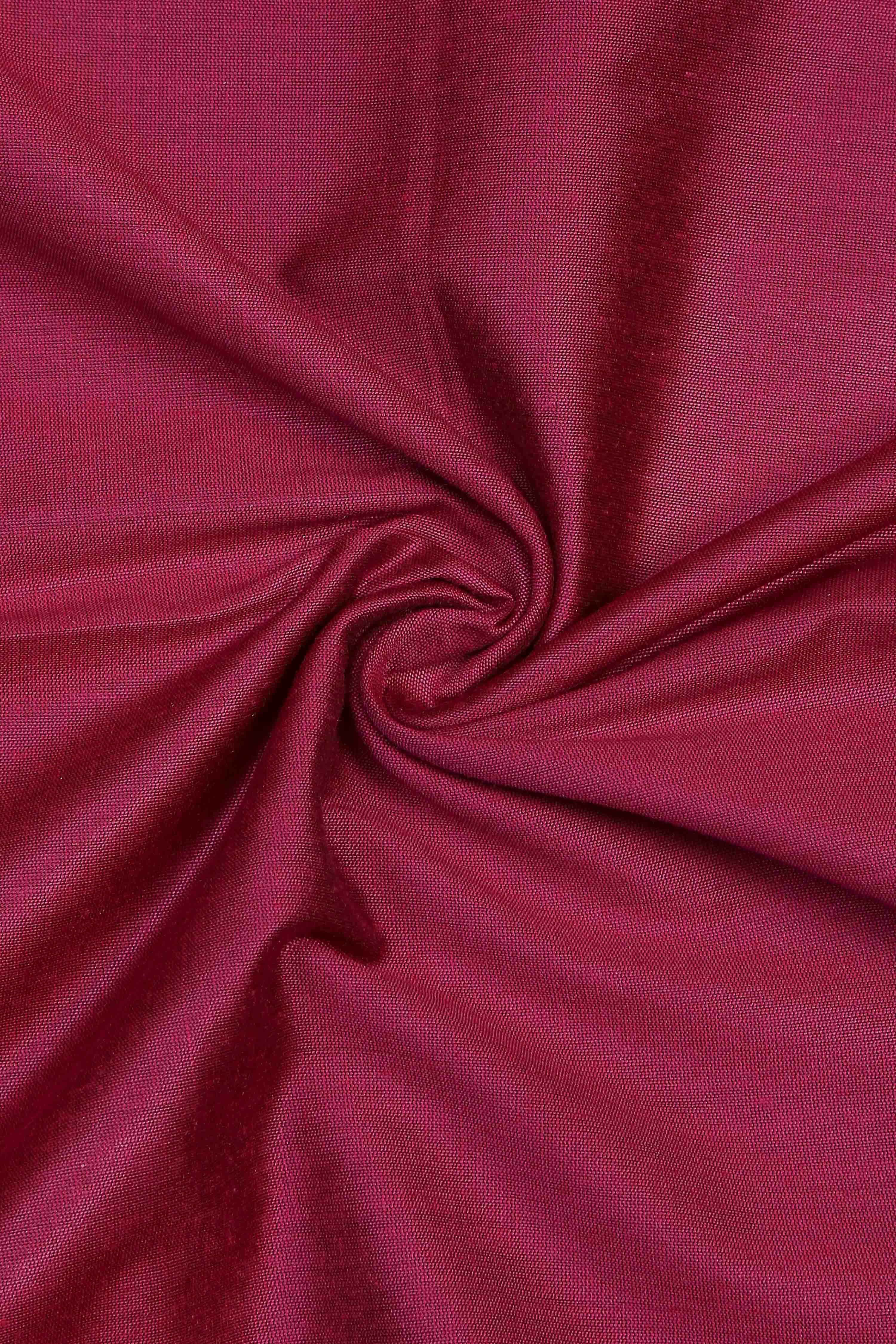 Mustard Banarasi Chanderi Banarasi Print Unstitched Suit Set image number 2