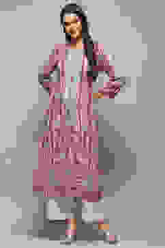 Coral Viscose Straight Kurta image number 5