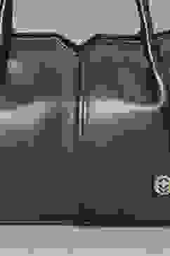 Gun Metal PU Handbag image number 6