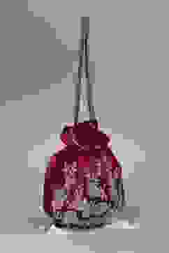 Maroon Fabric Potli Bag image number 3