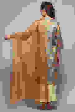 Rose Pink Nylon Solid Lightweight Dupatta image number 2