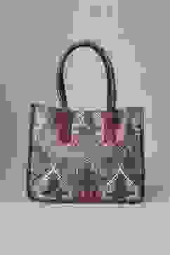 Pink PU Tote Bag image number 2