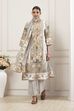Turquoise Cotton Floral Printed Straight Suit Set image number 0